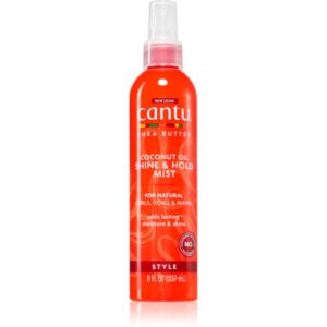 CANTU Shea Butter Shine&Hold mist bruma de corp hidratanta stralucire pentru parul ondulat si cret 237 ml-Țena