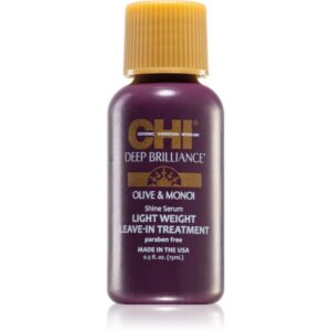 CHI Brilliance Shine Serum Lightweight Leave-in Ttreatment ser cu textura fina pentru un par stralucitor si catifelat 15 ml-ro