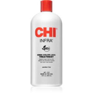 CHI Infra Ionic Color Lock tratament pentru regenerare pentru păr vopsit 946 ml-Țena