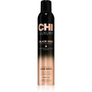 CHI Luxury Black Seed Oil Flexible Hold Hairspray fixativ pentru intarire si o mai buna flexibilitate a parului 284 ml-ro
