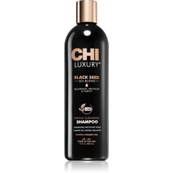 CHI Luxury Black Seed Oil Gentle Cleansing Shampoo sampon de curatare delicat 355 ml-Țena