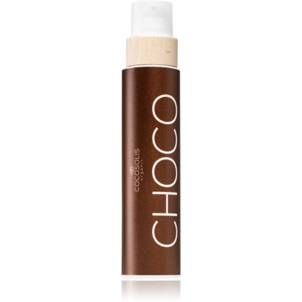 COCOSOLIS CHOCO ulei pentru îngrijire și bronzare fara factor de protectie cu parfum Chocolate 200 ml-Țena