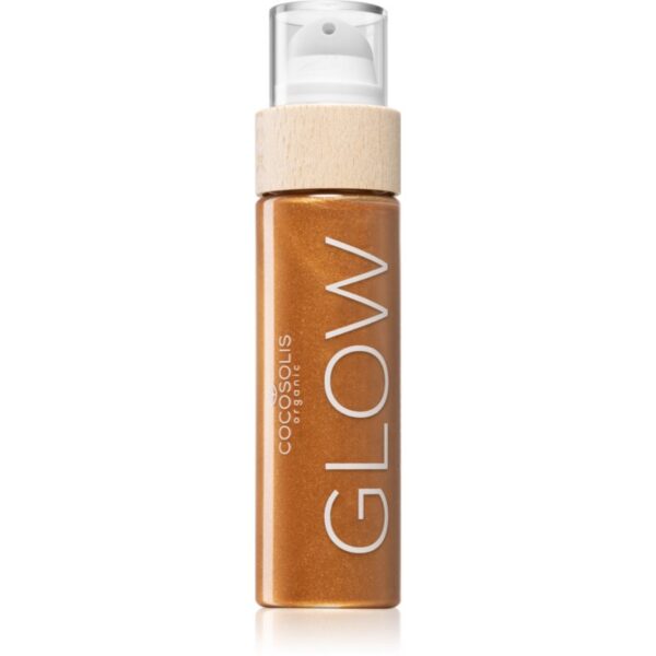 COCOSOLIS GLOW ulei pentru strălucire cu particule stralucitoare cu parfum Cookies 110 ml-ro