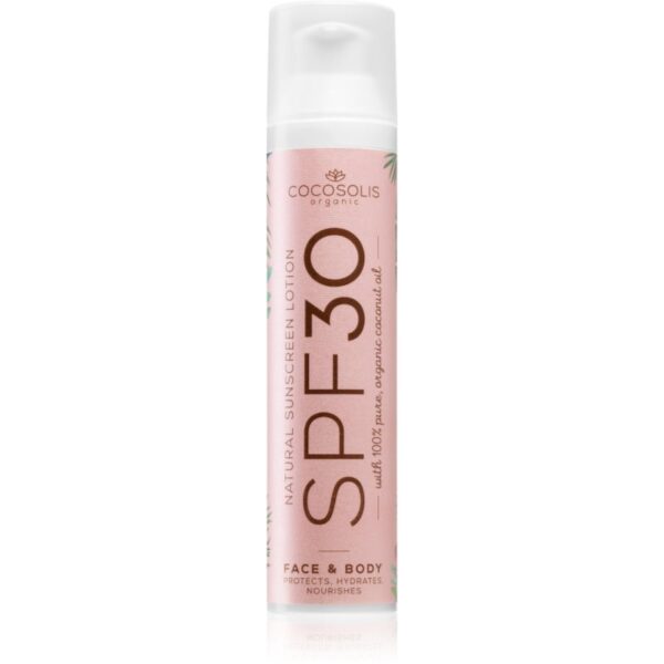 COCOSOLIS Natural Sunscreen Lotion crema pentru protectie solara SPF 30 100 ml-ro