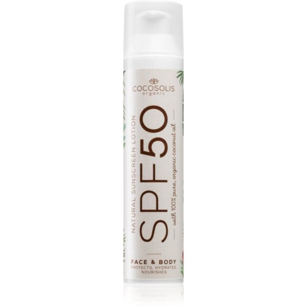 COCOSOLIS Natural Sunscreen Lotion crema pentru protectie solara SPF 50 100 ml-ro