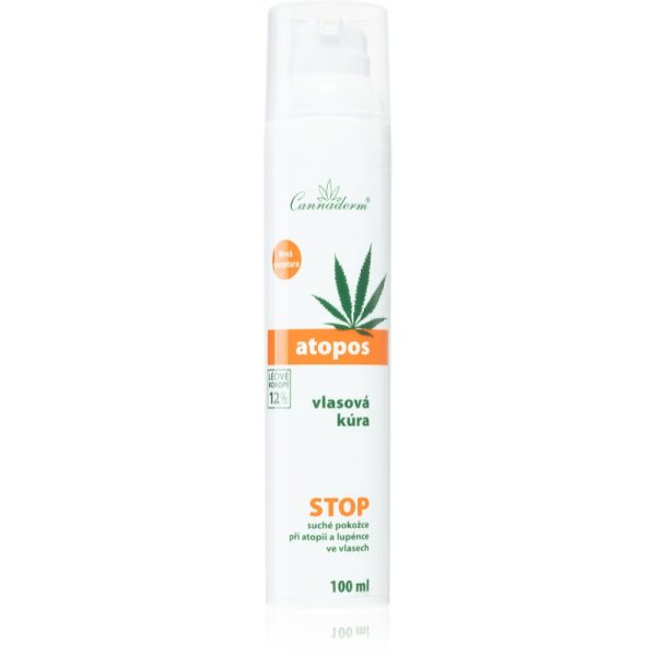 Cannaderm Atopos Sensitive scalp treament tratament intensiv pentru scalp iritat 100 ml-Țena
