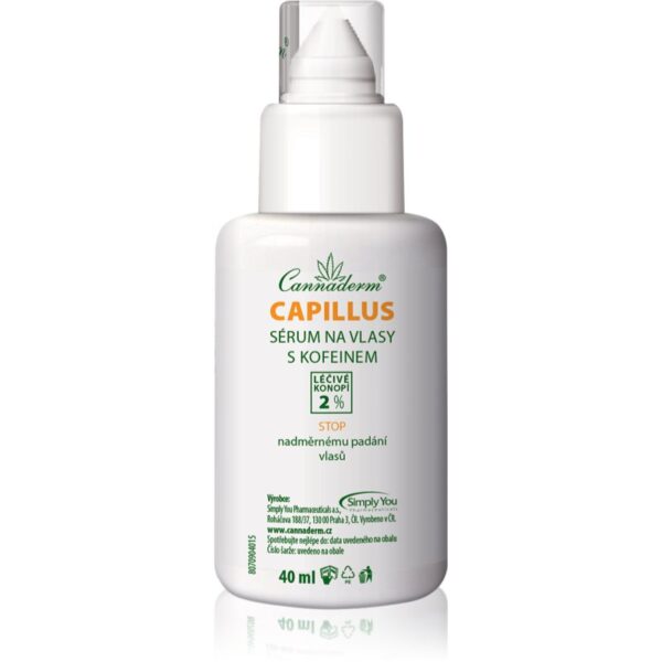 Cannaderm Capillus Caffeine hair serum ser de păr cu cafeina 40 ml-Țena