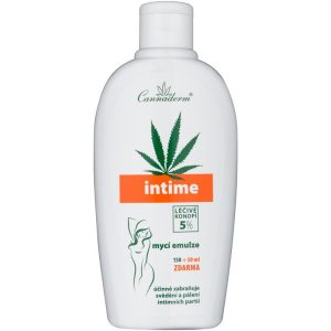 Cannaderm Intime Cleansing emulsion emulsie pentru igiena intima cu ulei de canepa 200 ml-Țena