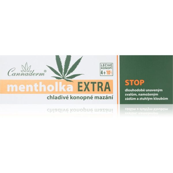 Cannaderm Mentholka EXTRA cooling lubrication gel revigorant cu mentol si canepa 150 ml-Țena