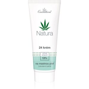 Cannaderm Natura Cream for Oily Skin crema de zi si de noapte pentru ten gras 75 g-Țena