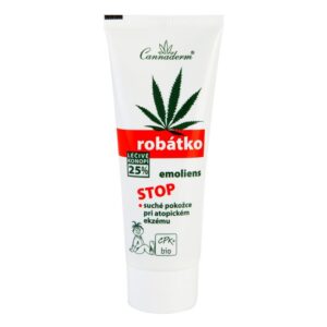 Cannaderm Robatko Emoliens crema protectoare pentru bebelusi cu ulei de canepa 75 g-Țena
