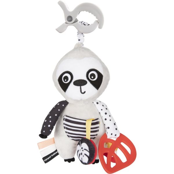 Canpol babies BabiesBoo Interactive Sensory Toy jucărie suspendabilă contrastantă cu clips-Țena
