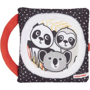 Canpol babies BabiesBoo Sensory Activity Book carte educativă contrastantă Panda 1 buc-Țena