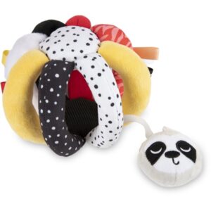 Canpol babies BabiesBoo Sensory Ball jucărie fluierătoare contrastantă cu zornăitoare-Țena