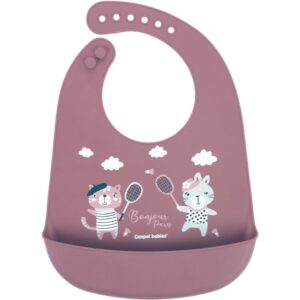 Canpol babies Bonjour Paris Bibs bavețică Pink 1 buc-Țena