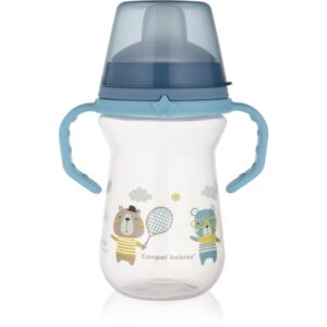 Canpol babies Bonjour Paris ceasca cu mânere Blue 6m+ 250 ml-ro