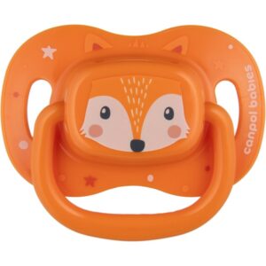 Canpol babies Cute Animals Soother 18m+ suzetă Orange 1 buc-ro