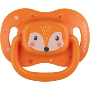 Canpol babies Cute Animals Soother 6-18m suzetă Orange 1 buc-ro