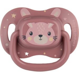 Canpol babies Cute Animals Soother 6-18m suzetă Pink 1 buc-ro