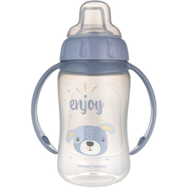 Canpol babies Cute Animals Training Cup cană pentru antrenament Dog 6m+ 320 ml-ro
