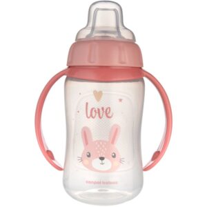 Canpol babies Cute Animals Training Cup cană pentru antrenament Rabbit 6m+ 320 ml-ro