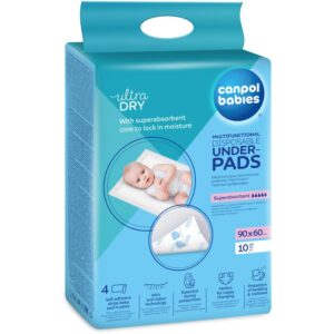 Canpol babies Disposable Underpads suport pentru schimbat scutecele de unică folosință Super Absorbent 10 buc-ro