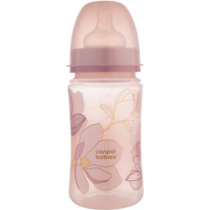 Canpol babies EasyStart Gold biberon pentru sugari 3+ months Pink 240 ml-Țena