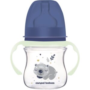Canpol babies EasyStart Sleepy Koala 120 ml biberon pentru sugari 0 m+ Blue 120 ml-ro