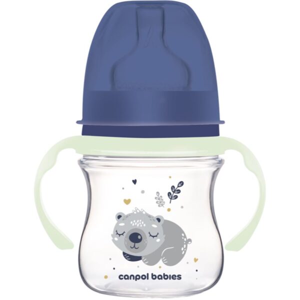 Canpol babies EasyStart Sleepy Koala 120 ml biberon pentru sugari 0 m+ Blue 120 ml-ro