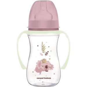 Canpol babies EasyStart Sleepy Koala 240 ml biberon pentru sugari 3 m+ Pink 240 ml-ro
