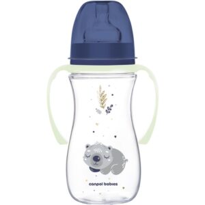 Canpol babies EasyStart Sleepy Koala 300 ml biberon pentru sugari 12 m+ Blue 300 ml-ro