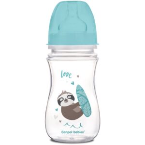Canpol babies Exotic Animals biberon pentru sugari Blue 240 ml-ro