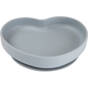 Canpol babies Heart farfurie cu ventuză Grey 1 buc-ro