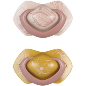 Canpol babies Light Touch Gold suzetă 6-18m Pink 2 buc-ro