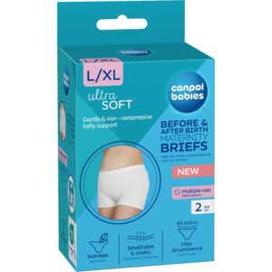 Canpol babies Maternity Briefs chiloți pentru sarcină și post-partum 2 in 1 mărime L/XL 2 buc-ro
