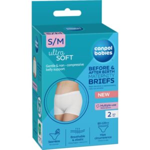 Canpol babies Maternity Briefs chiloți pentru sarcină și post-partum 2 in 1 mărime S/M 2 buc-ro