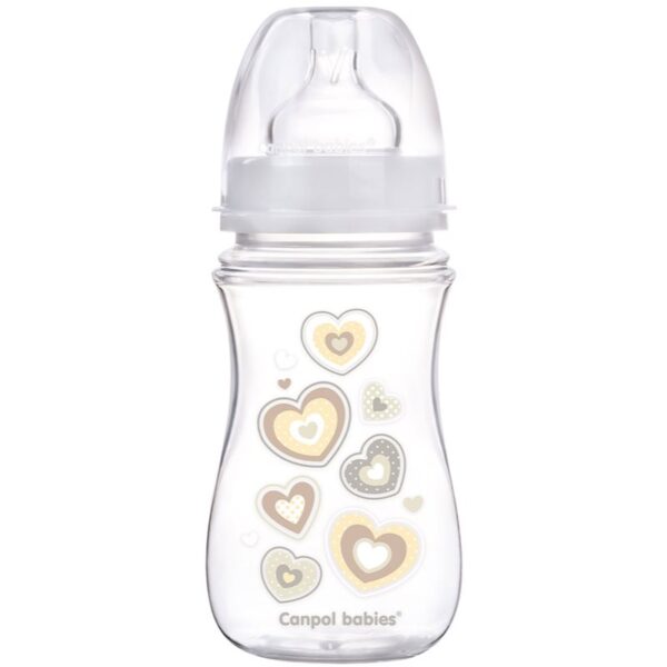 Canpol babies Newborn Baby biberon pentru sugari 3m+ Beige 240 ml-Țena