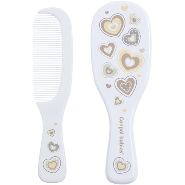 Canpol babies Newborn Baby set pentru păr Beige-Țena