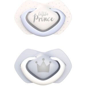 Canpol babies Royal Baby B 6-18 m suzetă Blue 2 buc-Țena