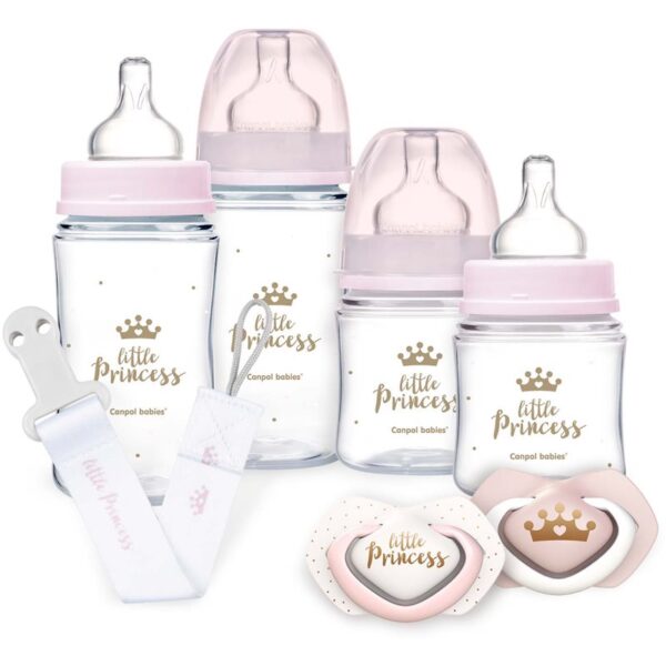 Canpol babies Royal Baby Set set cadou pentru nou-nascuti si copii Pink 1 buc-ro