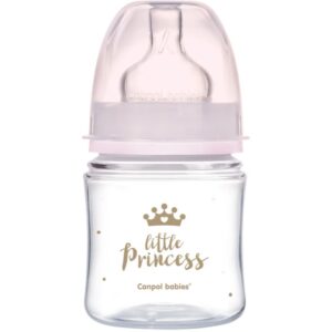 Canpol babies Royal Baby biberon pentru sugari 0m+ Pink 120 ml-Țena