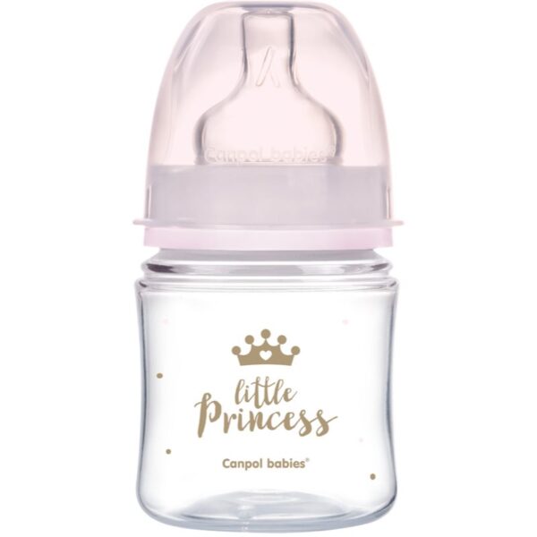 Canpol babies Royal Baby biberon pentru sugari 0m+ Pink 120 ml-Țena