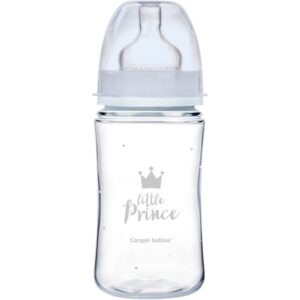 Canpol babies Royal Baby biberon pentru sugari 3m+ Blue 240 ml-Țena