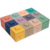 Canpol babies Small Toys cuburi de jucărie moi și senzoriale 6m+ 12 buc-ro