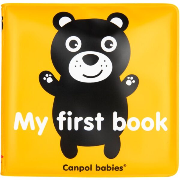Canpol babies Soft Playbook carte educativă contrastantă cu fluierătoare 1 buc-Țena