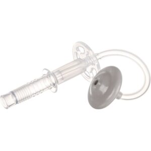 Canpol babies Straw pai din silicon cu greutăți Gray 1 buc-ro