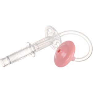 Canpol babies Straw pai din silicon cu greutăți Pink 1 buc-ro