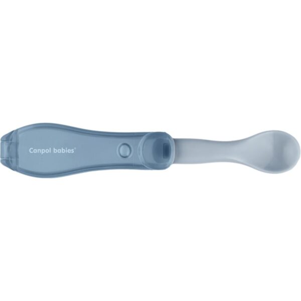 Canpol babies Travel Spoon linguriță pliantă pentru călătorie Blue 1 buc-ro