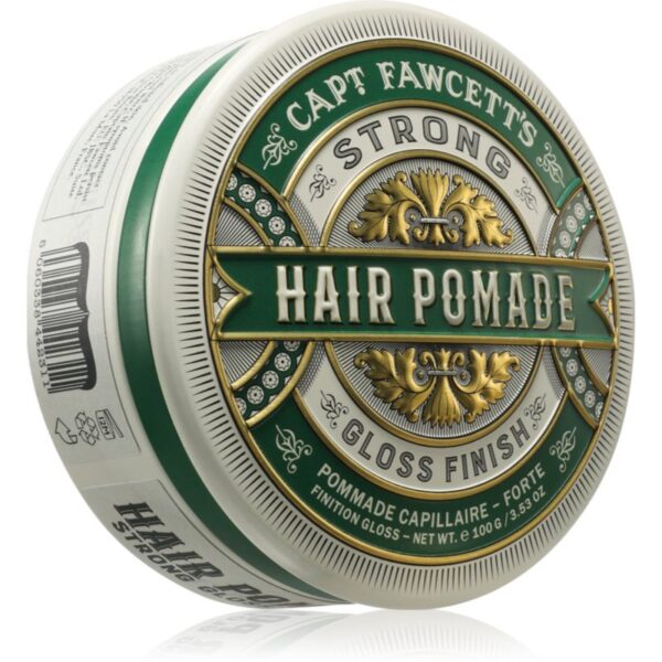 Captain Fawcett Hair Pomade Strong Gloss Finish alifie pentru par pentru barbati 100 g-Țena