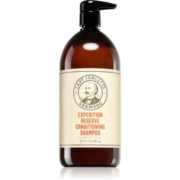 Captain Fawcett Shampoo Expedition Reserve șampon de protecție și hidratare pentru bărbați 1000 ml-Țena